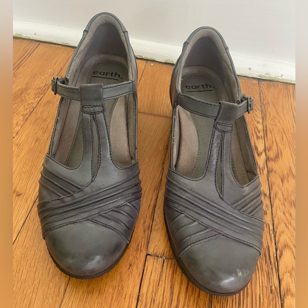 EARTH Mary Jane Blue Shoes